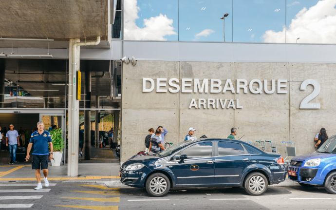 Confins Airport is the main international airport serving Belo Horizonte. 